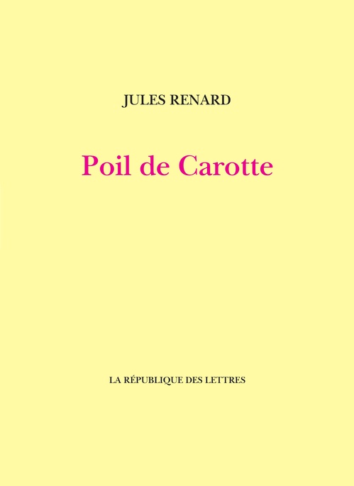 Couverture ebook de Poil de Carotte, de Jules Renard