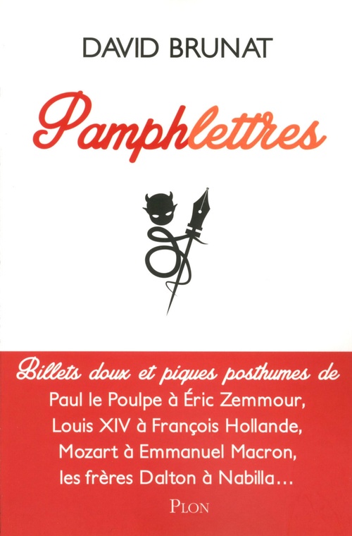 ebook cover of Pamphlettres, by David Brunat