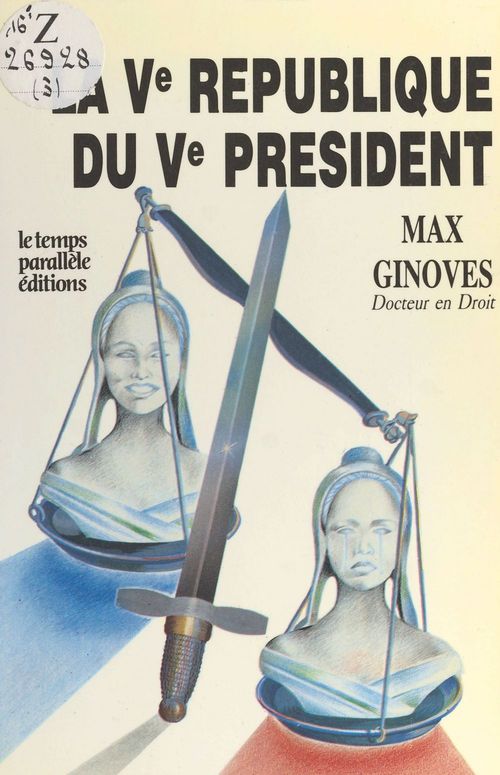 Couverture ebook de La Ve République du Ve Président, de Max Ginoves