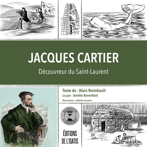audiobook cover of Jacques Cartier, by Alain Raimbault