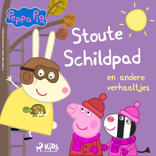 Couverture audiobook de Peppa Pig - Stoute Schildpad en andere verhaaltjes, de Mark Baker, Neville Astley
