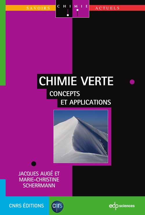 Couverture ebook de Chimie verte, de Jacques Auge, Marie-christine Scherrmann