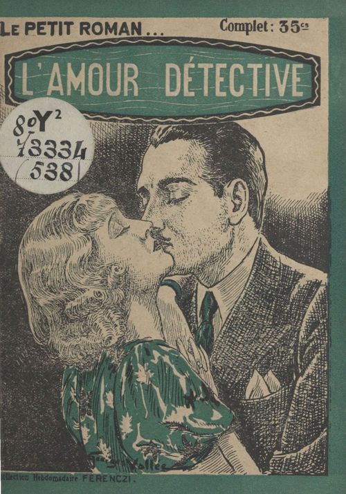 ebook cover of L'amour détective, by Louis Bonzom