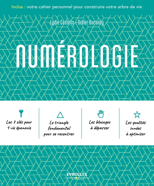 Couverture ebook de Numérologie, de Lydie Castells, Didier Durandy