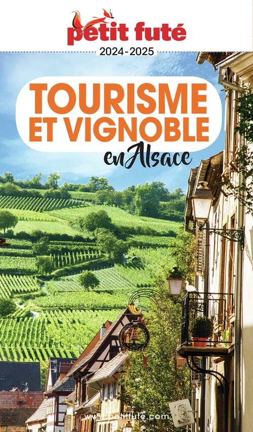 Couverture ebook de TOURISME ET VIGNOBLE EN ALSACE 2023/2024 Petit Futé, de Collectif petit futé
