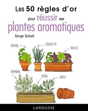 ebook cover of 50 règles d'or pour réussir ses aromatiques, by Serge Schall