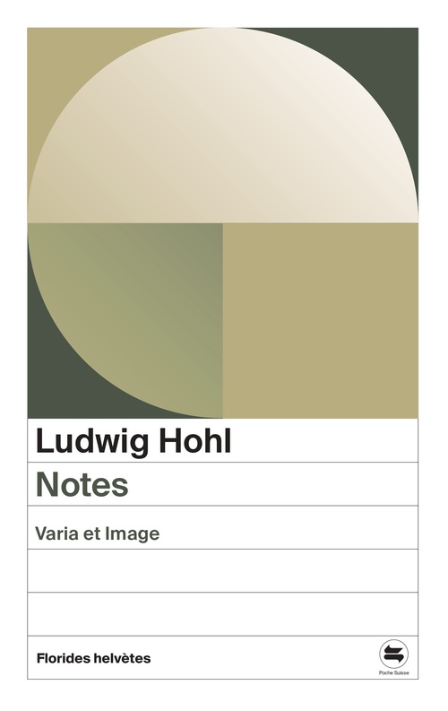 ebook cover of Notes, by Ludwig Hohl