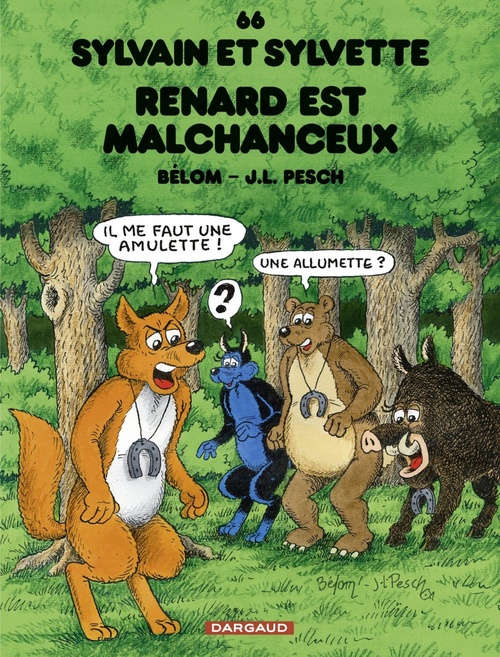 Couverture ebook de Sylvain et Sylvette - Tome 66 - Renard est malchanceux, de Bélom