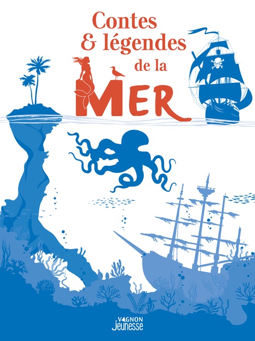 Couverture ebook de Contes et légendes de la mer, de Collectif