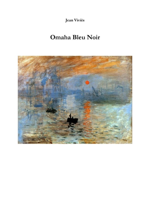 ebook cover of Omaha bleu noir, by Jean Viviès