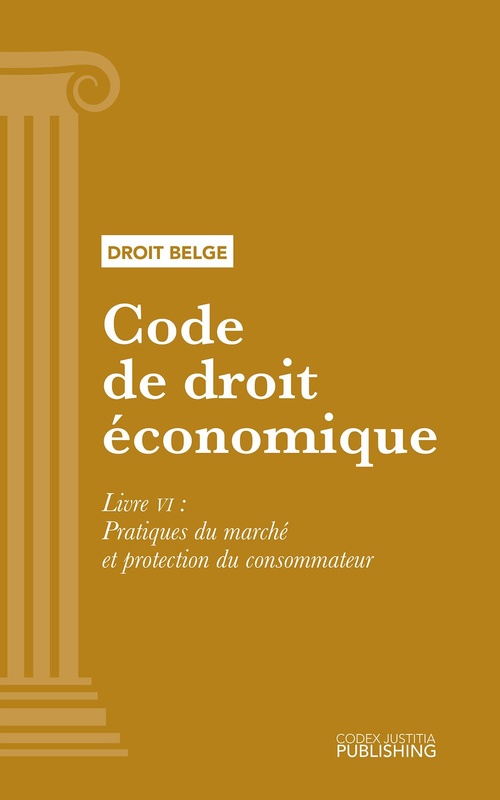 Couverture ebook de Code de droit économique, de Various