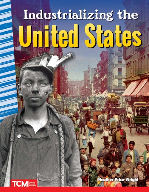 Couverture ebook de Industrializing the United States, de Heather Price-Wright