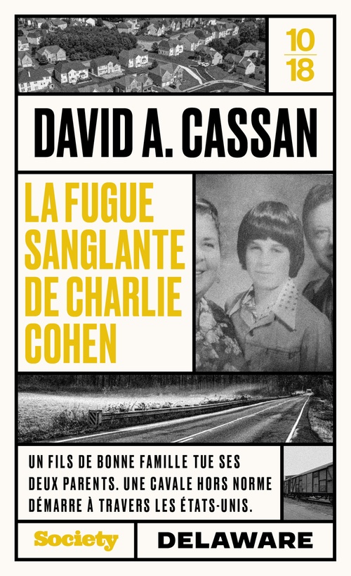 Couverture ebook de La fugue sanglante de Charlie Cohen, de David A. Cassan