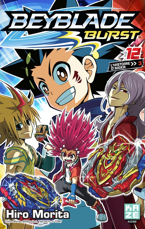 Couverture ebook de Beyblade Burst T12, de Hiro Morita