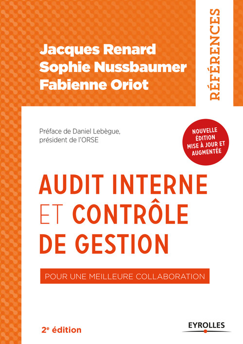 Couverture ebook de Audit interne et contrôle de gestion, de Sophie Nussbaumer, Fabienne Oriot, Jacques Renard