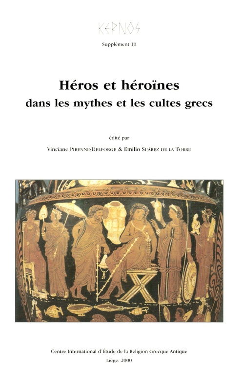 Couverture ebook de Héros et héroïnes dans les mythes et les cultes grecs, de