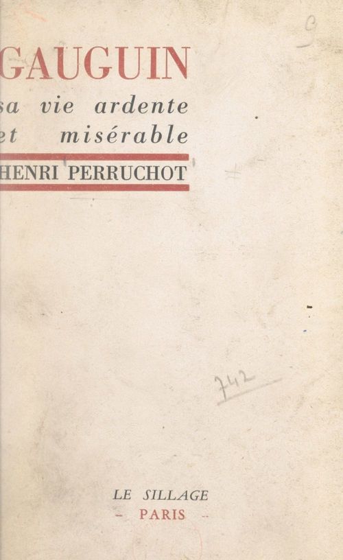 ebook cover of Gauguin, by Henri Perruchot