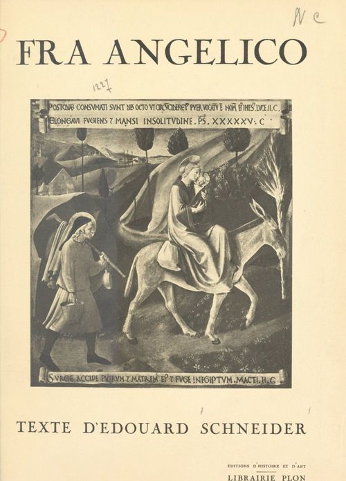 ebook cover of Fra Angelico, by Edouard Schneider