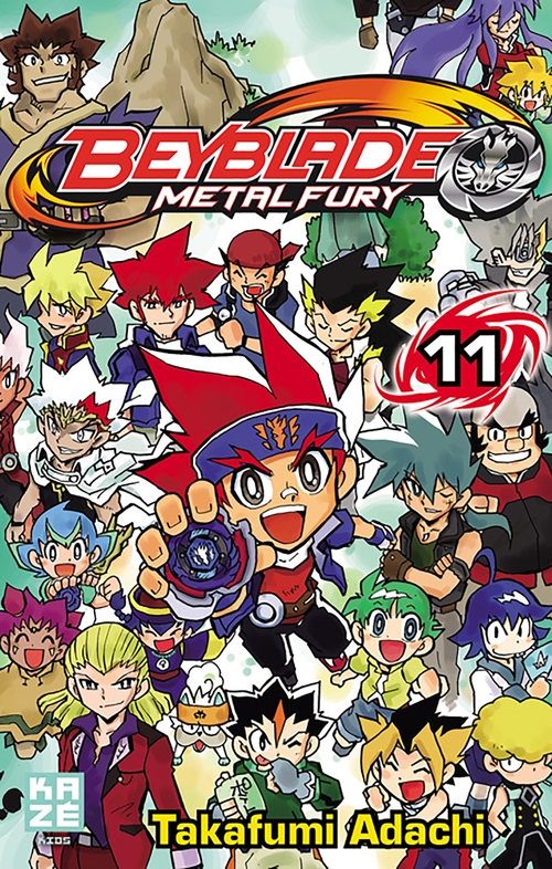Couverture ebook de Beyblade Metal Fury T11, de Takafumi Adachi