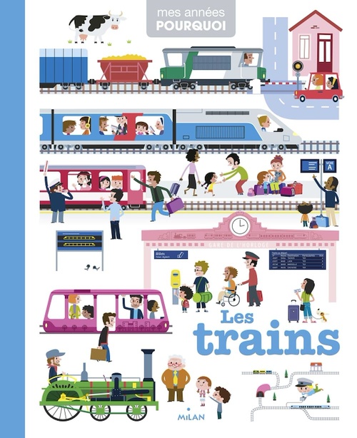 ebook cover of Les trains, by Cécile Benoist