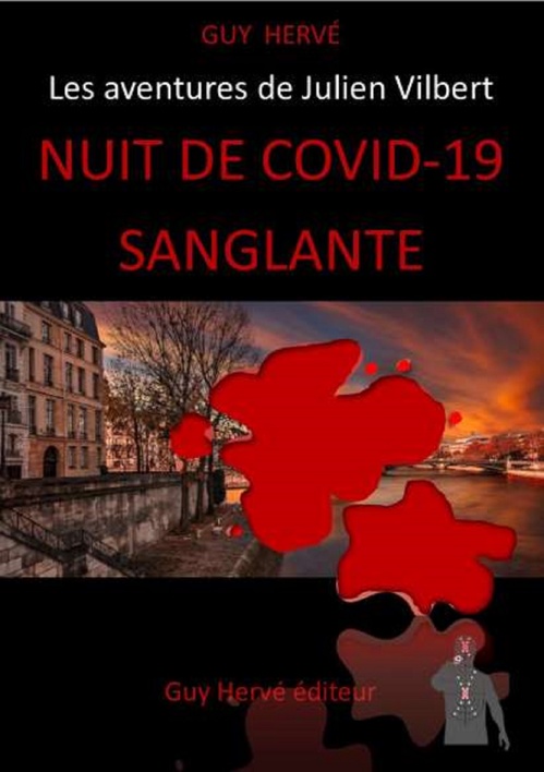 Couverture ebook de Nuit de Covid-19 sanglante, de Guy Hervé