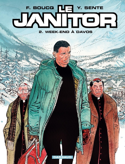 Couverture ebook de Le Janitor - Tome 2 - Week-end à Davos, de Yves Sente, François Boucq