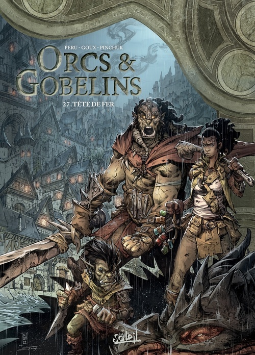 ebook cover of Orcs et Gobelins T27 - Tête de fer, by Olivier Peru