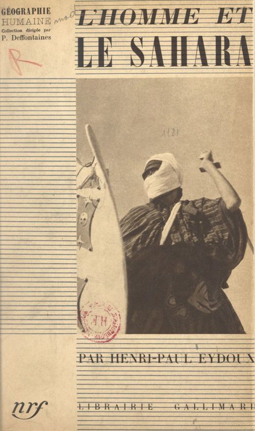 Couverture ebook de L'homme et le Sahara, de Henri Paul Eydoux