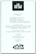 ebook cover of La règle du jeu n°11, by Revue La Regle Du Jeu