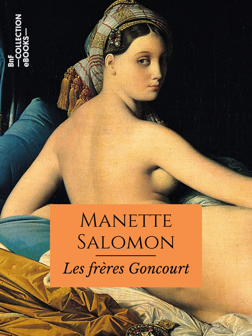 Couverture ebook de Manette Salomon, de Edmond De Goncourt, Jules De Goncourt