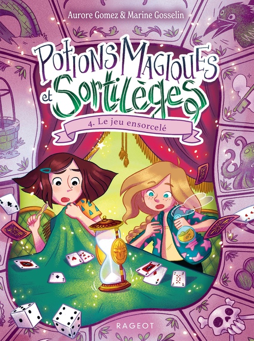Couverture ebook de Potions magiques et sortilèges - Tome 4 : Le jeu ensorcelé, de Aurore Gomez, Marine Gosselin