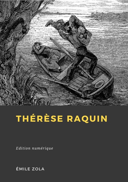 ebook cover of Thérèse Raquin, by Émile Zola
