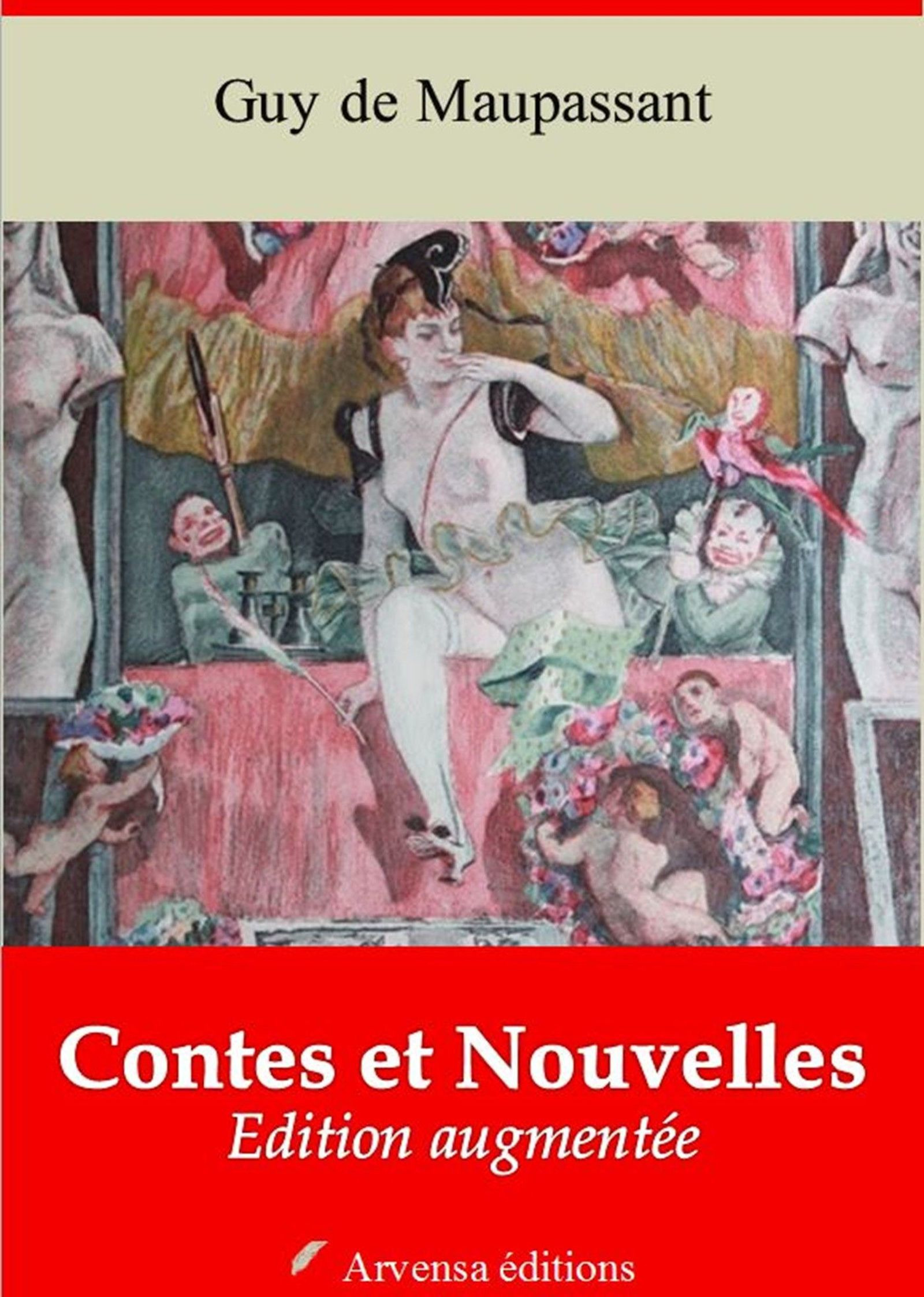 Couverture ebook de Les Contes et Nouvelles de Maupassant (Plus de 350 contes) - L'INTEGRALE: Le Horla, Boule de Suif, La maison Tellier, Yvette, Miss Harriet, Toine, L'inutile beauté et plus, de Guy De Maupassant