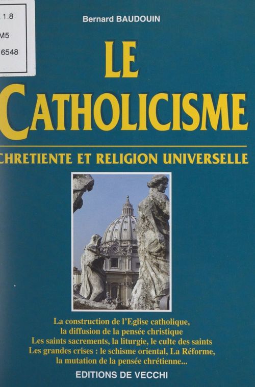 Couverture ebook de Le catholicisme, de Bernard Baudouin