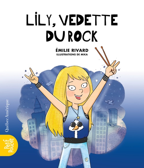 ebook cover of Lily, vedette du rock, by Émilie Rivard