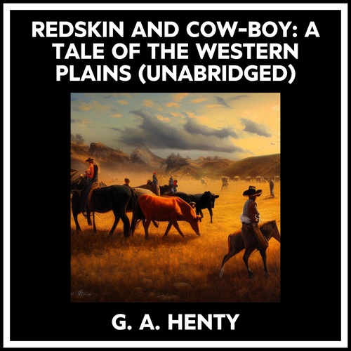 audiobook cover of Redskin And Cow-boy: A Tale Of The Western Plains (Unabridged), by G. A. Henty