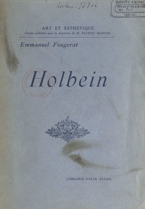 ebook cover of Holbein, by Emmanuel Fougerat