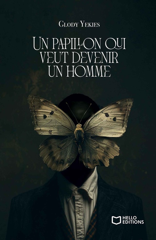 Couverture ebook de Un papillon qui veut devenir un homme, de Glody Yekies