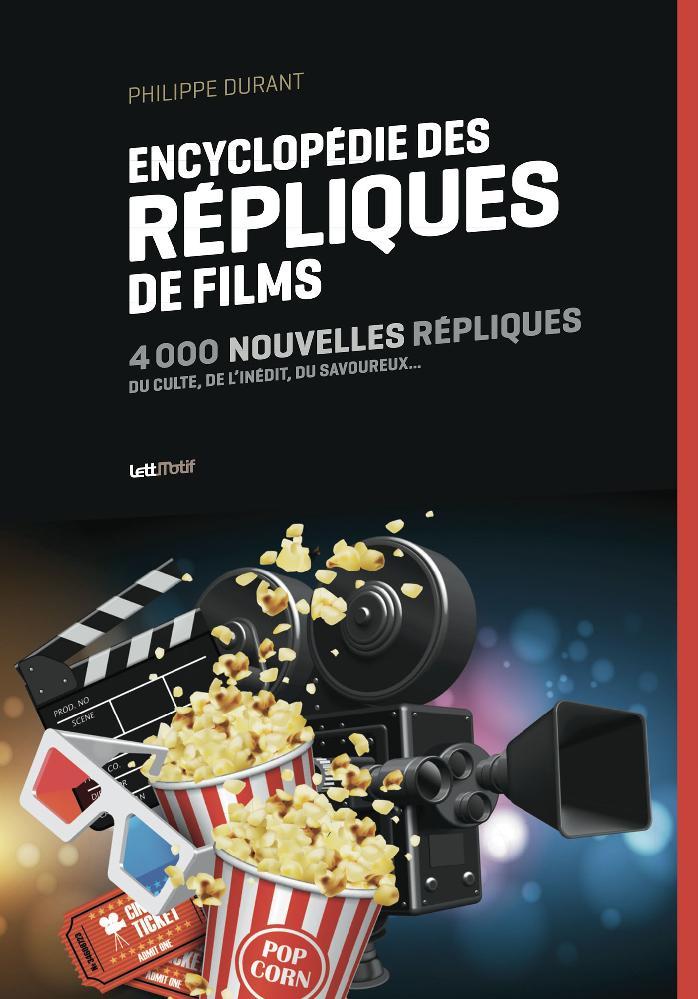 Couverture ebook de Encyclopédie des répliques de films (tome 2), de Philippe Durant