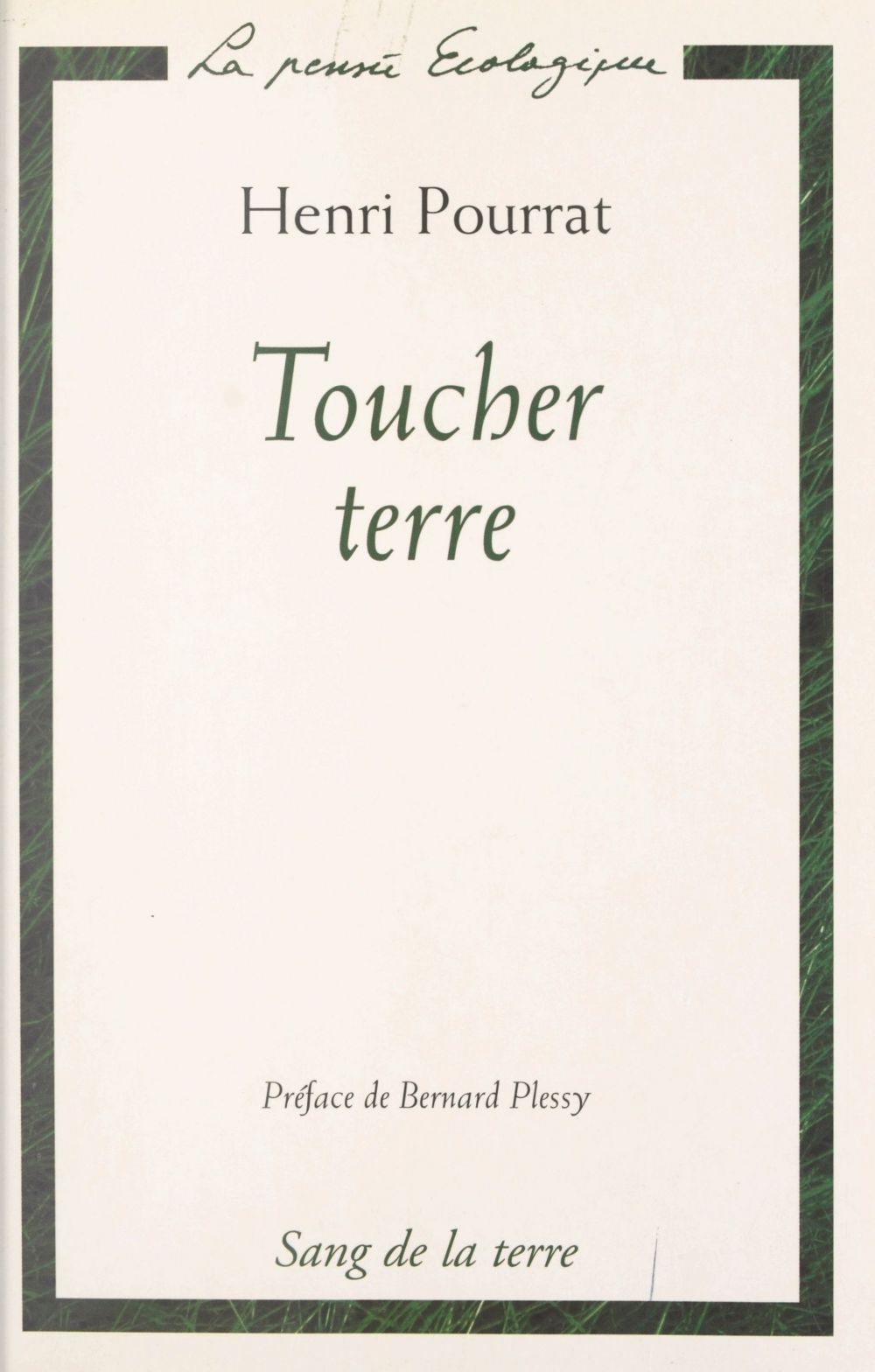 Couverture ebook de Toucher terre, de Henri Pourrat