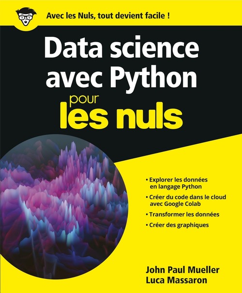 ebook cover of Data science avec Python pour les Nuls, by Luca Massaron, John Paul Mueller