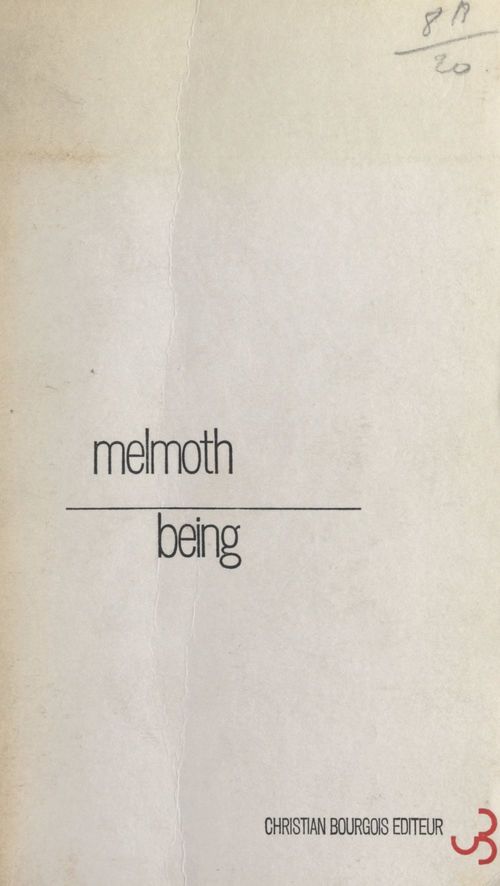 Couverture ebook de Being, de Melmoth