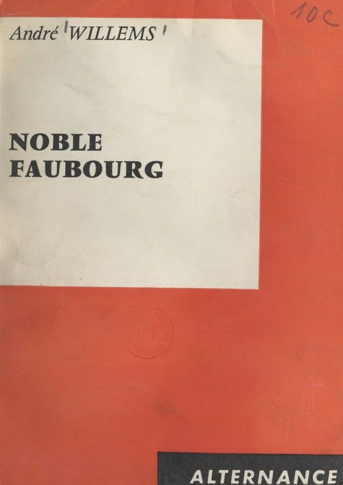 ebook cover of Noble faubourg, by Andre Willems