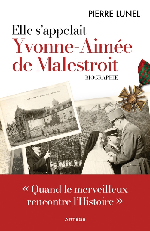 Couverture ebook de Elle s'appelait Yvonne-Aimée de Malestroit, de Pierre Lunel