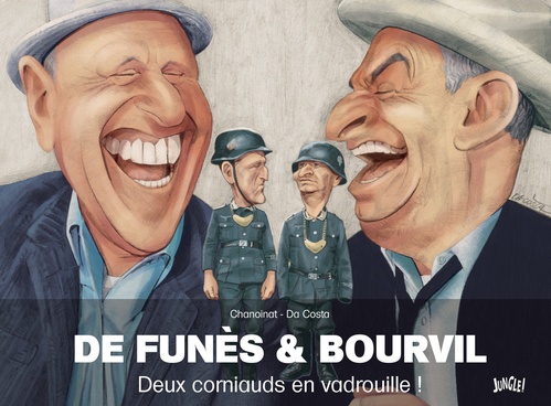 ebook cover of De Funès et Bourvil, by Chanoinat, Da Costa