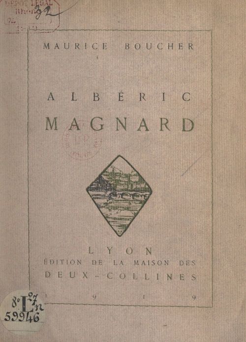 Couverture ebook de Albéric Magnard, de Maurice Boucher