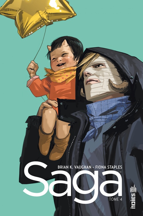 ebook cover of Saga - Tome 4, by Brian k. Vaughan, Fiona Staples