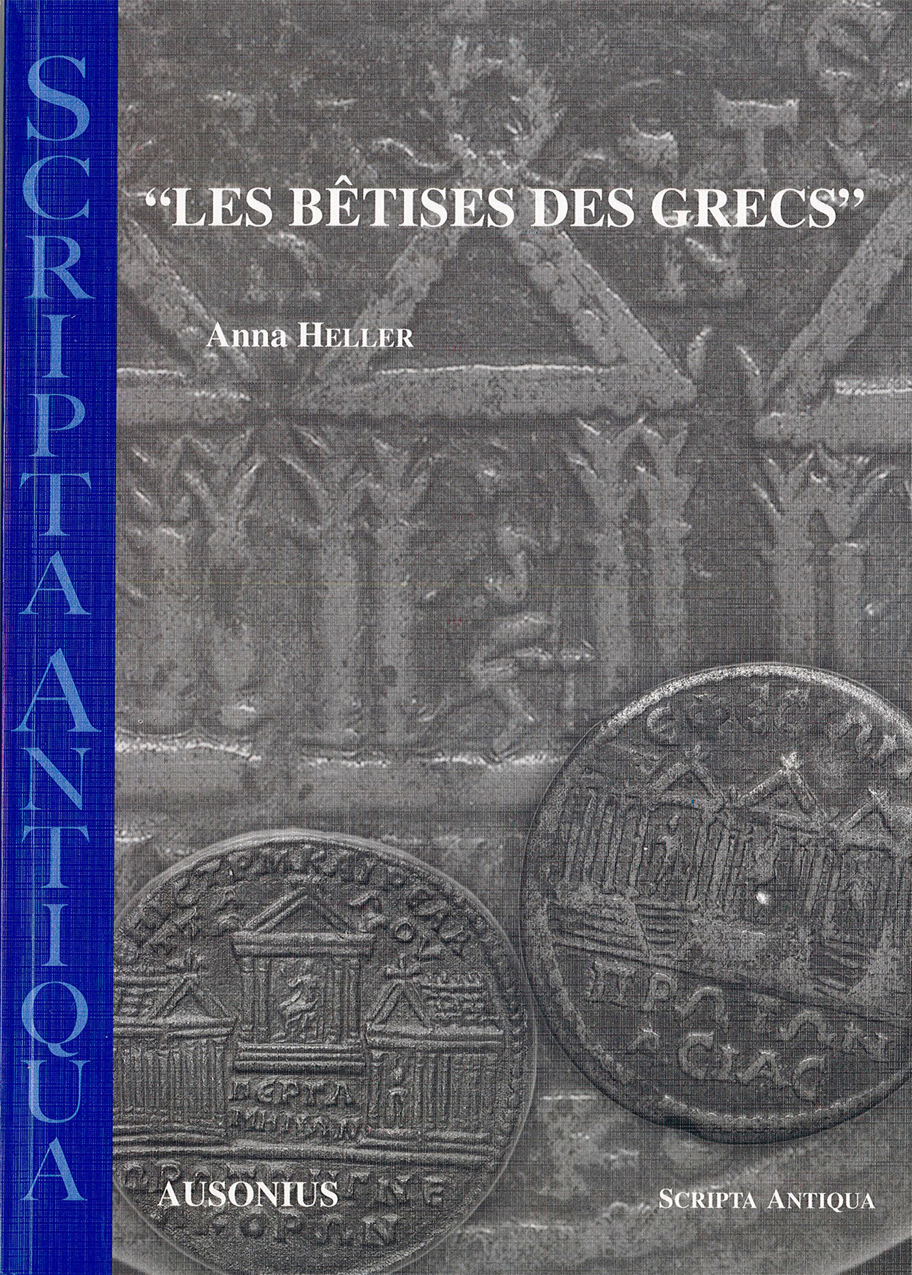ebook cover of "Les bêtises des Grecs", by Anna Heller