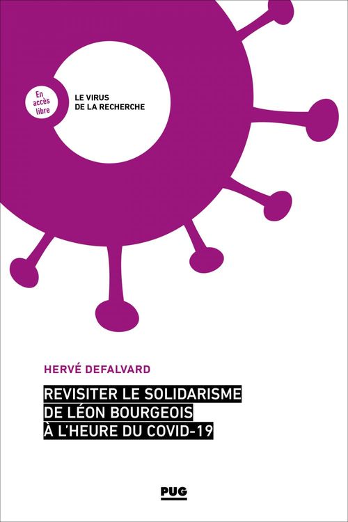 Couverture ebook de Revisiter le solidarisme de Léon Bourgeois à l´heure du Covid-19, de Herve Defalvard