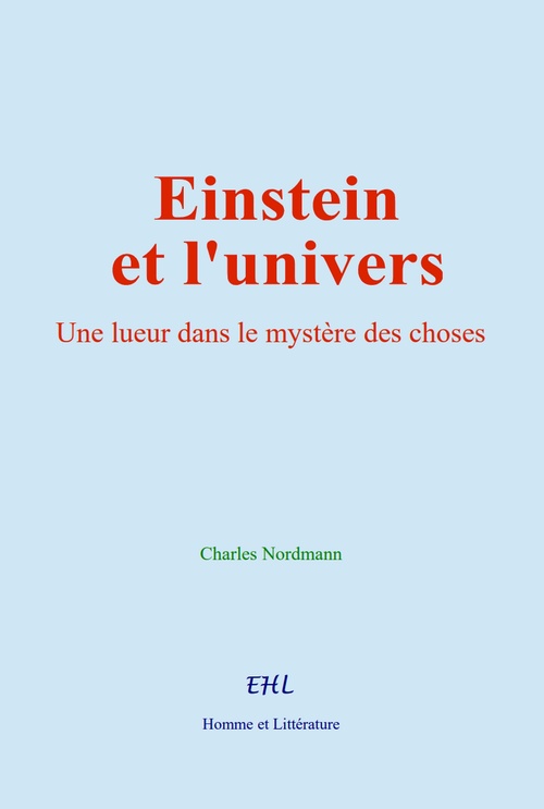 ebook cover of Einstein et l'univers, by Charles Nordmann